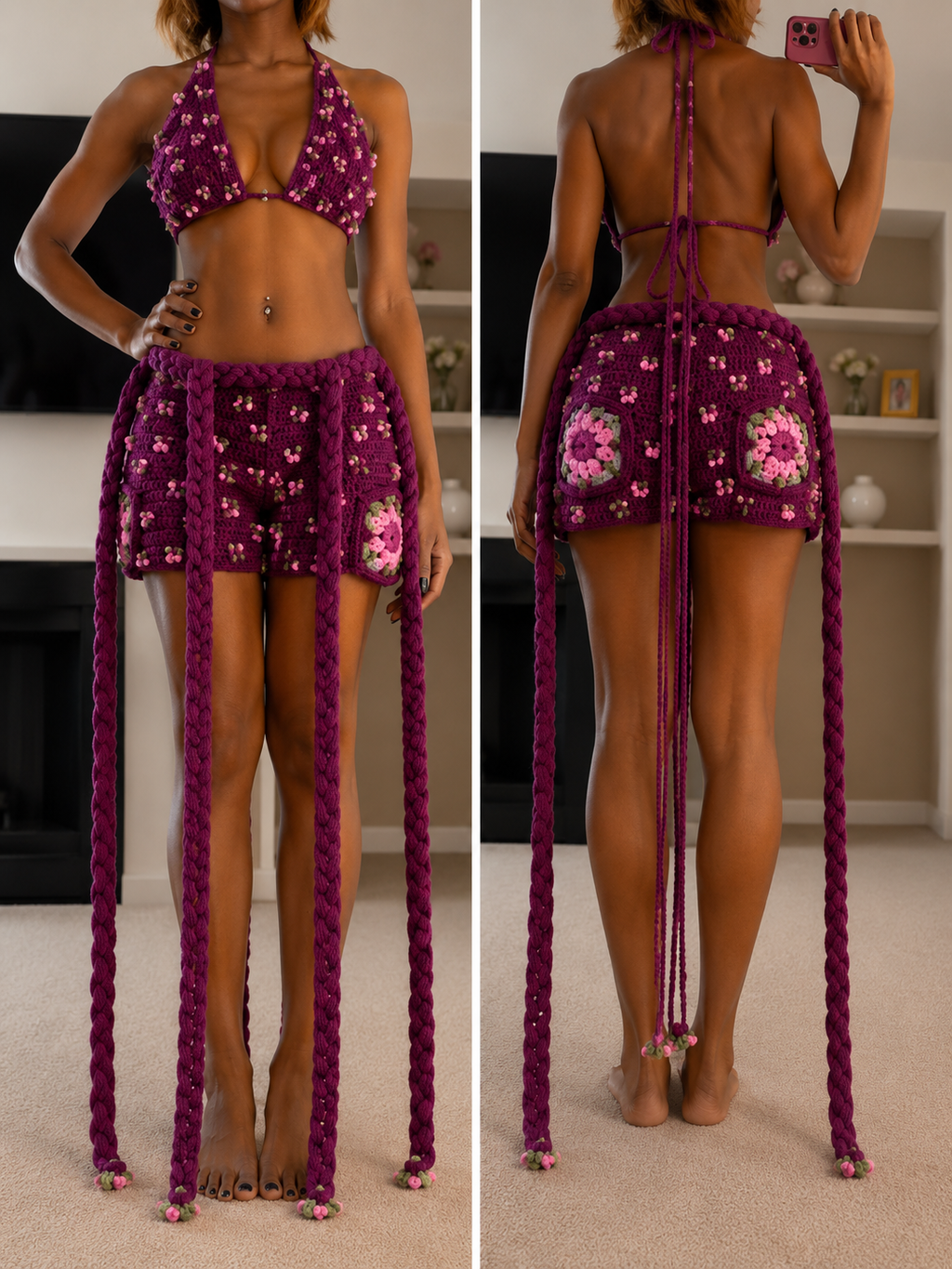 Pink Petal Fairy Set